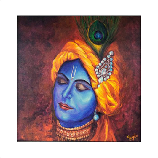 Krishna Acrylic Painting